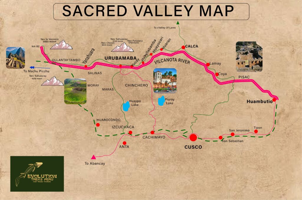 Sacred Valley Map