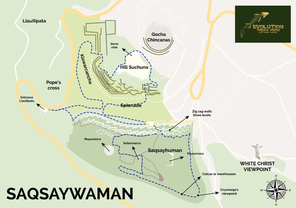 Sacsayhuaman map
